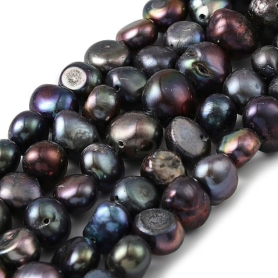 Natural Cultured Freshwater Pearl Beads Strands PEAR-P064-19J-05E-1