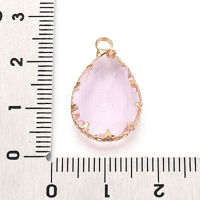 Transparent Glass Pendants KK-N283-02H-G-1