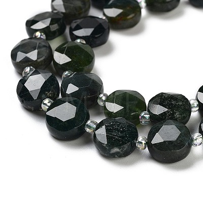 Natural Moss Agate Beads Strands G-NH0010-C01-01-1