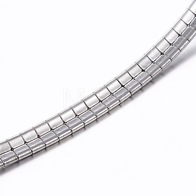 304 Stainless Steel Chain Necklaces NJEW-I205-02P-4MM-1