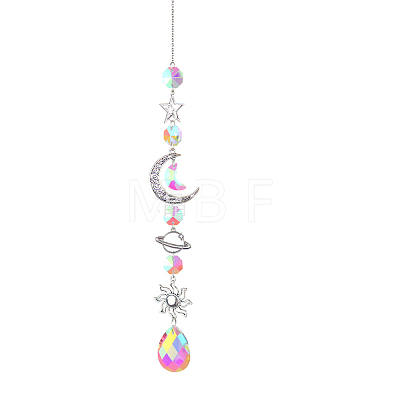 Iron Big Pendant Decorations LS-DJEW-PW0007-02C-1