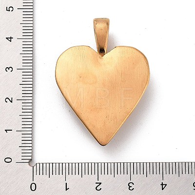 Retro 304 Stainless Steel Pendants STAS-Z095-06AG-1