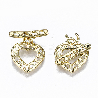 Brass Toggle Clasps LS-KK-T057-056-NF-1