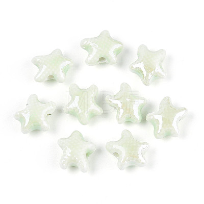 Handmade Porcelain Beads PORC-Q002-03C-01-1