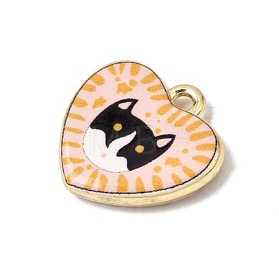 Printed Alloy Pendants ENAM-F160-06D-G-1