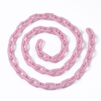 Opaque Acrylic Cable Chains SACR-N010-002H-1