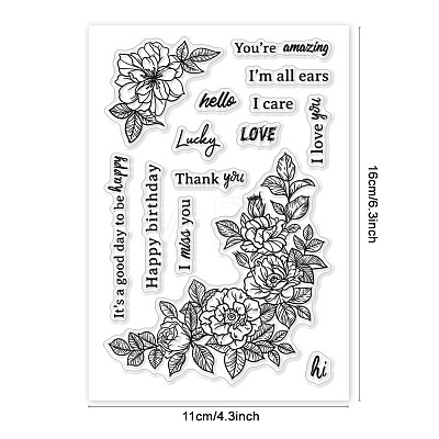 Custom PVC Plastic Clear Stamps DIY-WH0448-0321-1