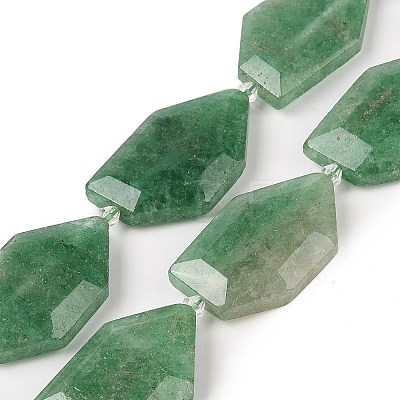 Natural Green Strawberry Quartz Beads Strands G-P548-A06-01-1