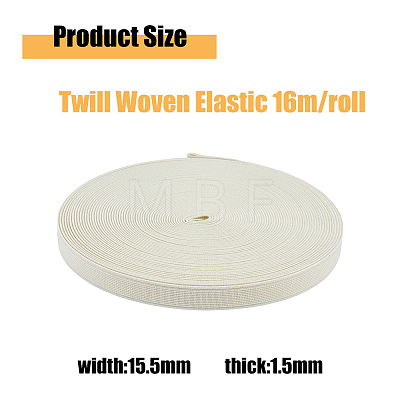 Polyester Elastic Cord OCOR-WH0085-37B-1