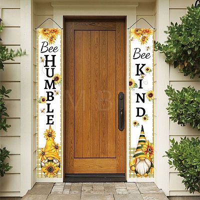 Hanging Polyester Banner Sign for Home Office Front Door Porch Welcome Decorations HJEW-WH0011-20K-1