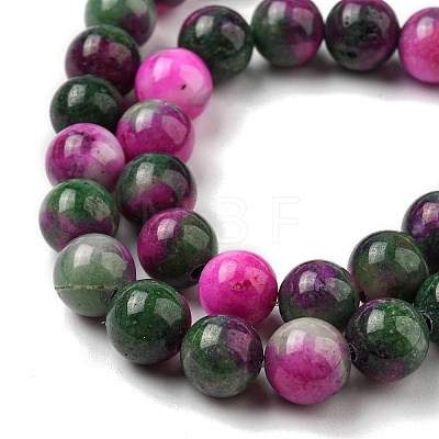 Jade Beads Strands G-D264-8mm-XH18-1