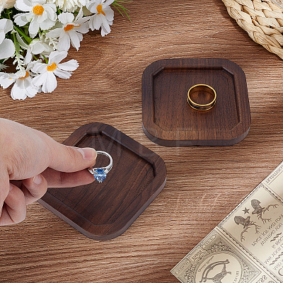 Wood Display Trays for Earrings Rings Bracelets ODIS-WH0043-285-1