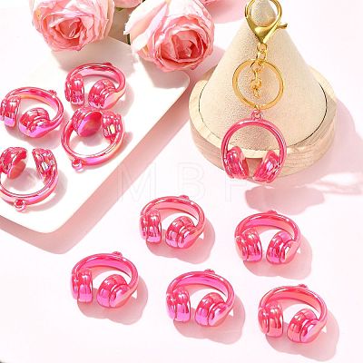 UV Plating Opaque Acrylic Pendants SACR-FZC0001-001E-1