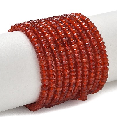 Dyed & Heated Natural Carnelian Beads Strands GG-CBA2E9C-B01-02-1