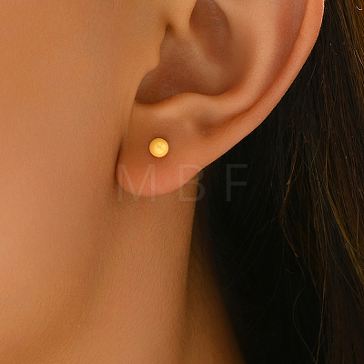 Round Porcelain Stud Earrings PV8744-4-1