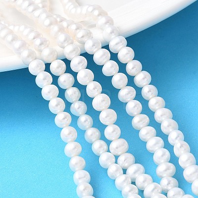 Natural Cultured Freshwater Pearl Beads Strands PEAR-I007-07O-05A-1