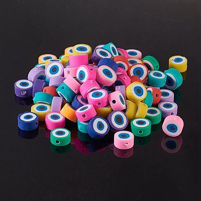 100Pcs Handmade Polymer Clay Beads CLAY-SZ0001-08-1