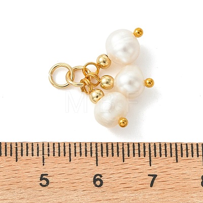 Natural Cultured Freshwater Pearl Pendants PALLOY-JF05528-1