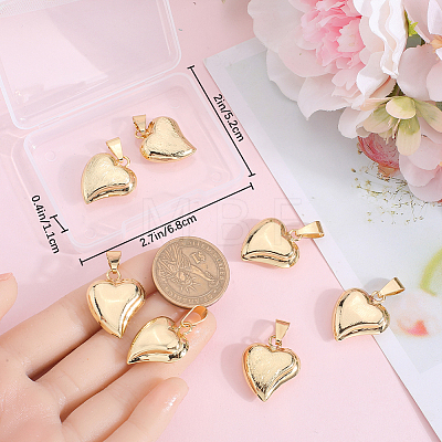 8Pcs Rack Plating Brass Pendants KK-BBC0015-09-1