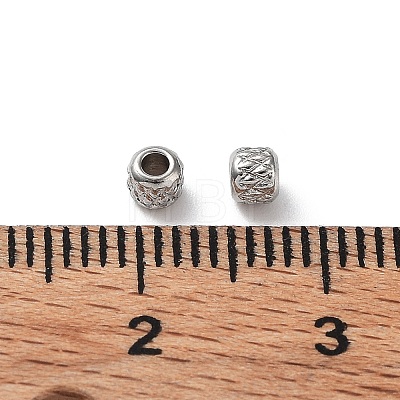 303 Stainless Steel Beads STAS-Q302-25A-P-1