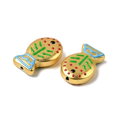 Baking Paint Glass Enamel Beads GLAA-B035-01B-1