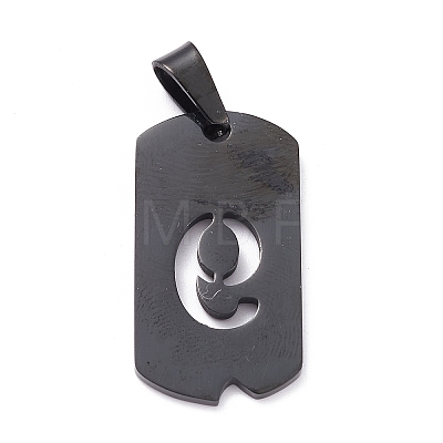 304 Stainless Steel Pendants STAS-H144-02EB-9-1