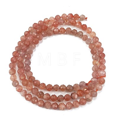 Natural Sunstone Beads Strands G-L597-C01-02-1