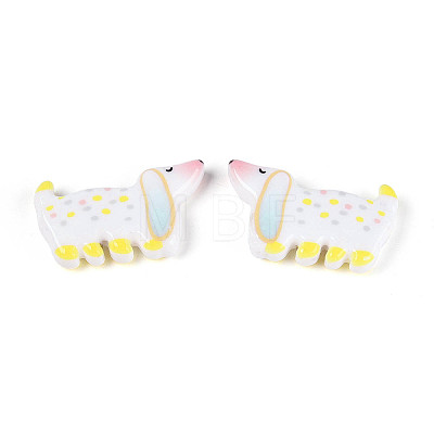 Printed Opaque Resin Beads RESI-N043-04E-1
