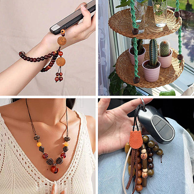 Wood European Beads WOOD-TA0003-09A-1