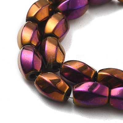 Electroplated Synthetic Non-magnetic Hematite Beads Strands G-P545-G02-02A-1