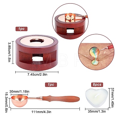 DIY Wax Seal Stamp Kits DIY-CP0003-97C-1