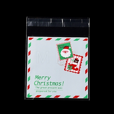 Christmas Theme Plastic Bakeware Bag OPP-Q004-04B-1