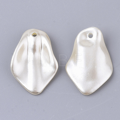 ABS Plastic Imitation Pearl Pendants OACR-T022-16-1