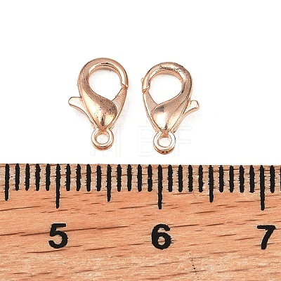 Zinc Alloy Lobster Claw Clasps E103-RG-1