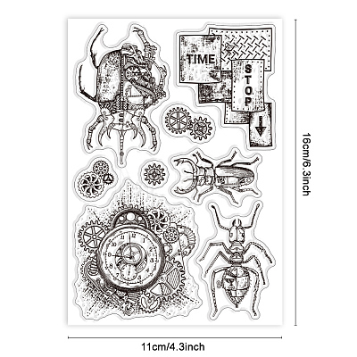 Custom PVC Plastic Clear Stamps DIY-WH0448-0606-1