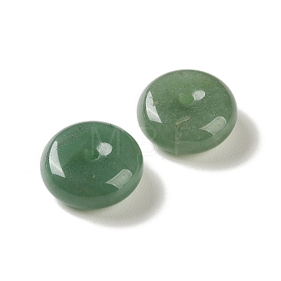 Natural Green Aventurine Chinese Safety Buckle Pendants G-B192-02C-1