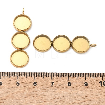 304 Stainless Steel Pendant Cabochon Settings STAS-K320-03B-G-1