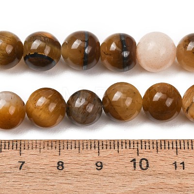 Natural Tiger Quartz Beads Strands GG-NH0013-A01-10mm-1