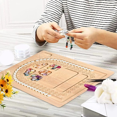 Rectangle Wood Bracelet Design Boards TOOL-YW0001-39-1