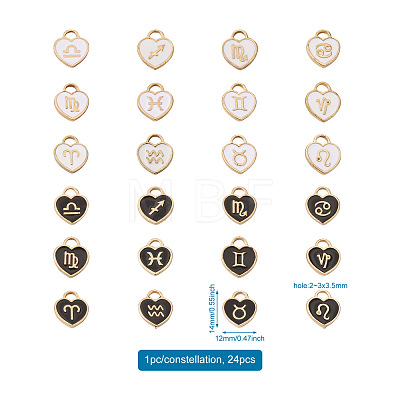 Alloy Enamel Charms ENAM-TA0001-20-1