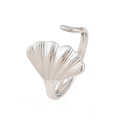 304 Stainless Steel Cuff Open Rings RJEW-Z125-04P-01-1