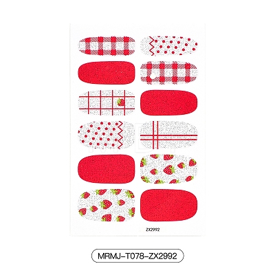Full Wrap Gradient Nail Polish Stickers MRMJ-T078-ZX2992-1