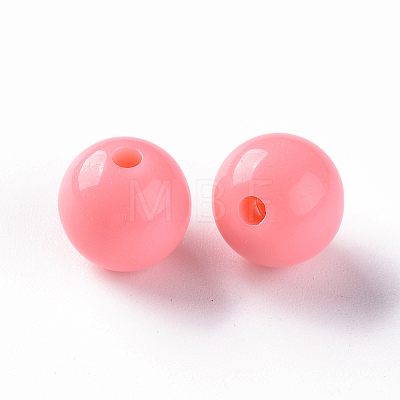 Opaque Acrylic Beads X-MACR-S370-C10mm-A04-1