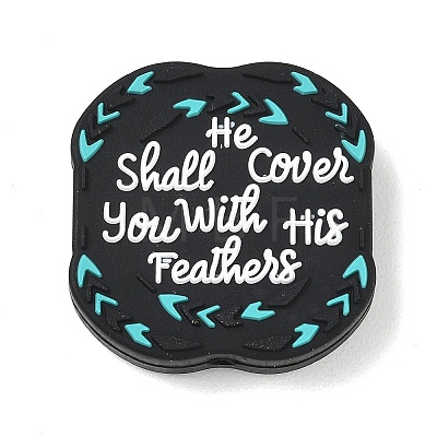 Inspirational Silicone Beads SL-CBAF318-C01-1