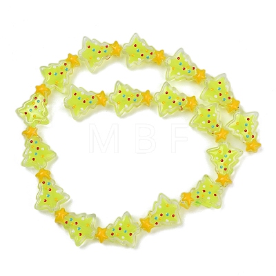 Transparent Glass Enamel Beads LAMP-S070-05H-1