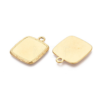 304 Stainless Steel Pendant Cabochon Settings STAS-N108-74G-1