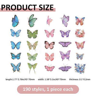PET Plastic Self Adhesive Picture DIY-FH0010-16-1