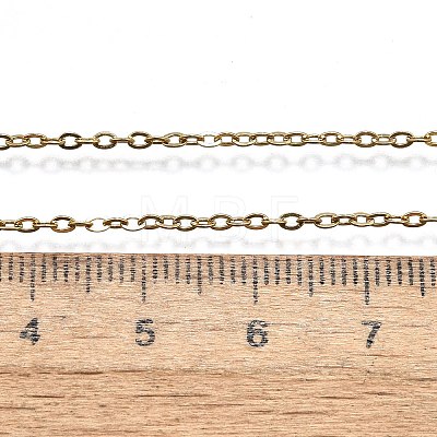 304 Stainless Steel Cable Chain Necklaces X-NJEW-E026-04G-B-1