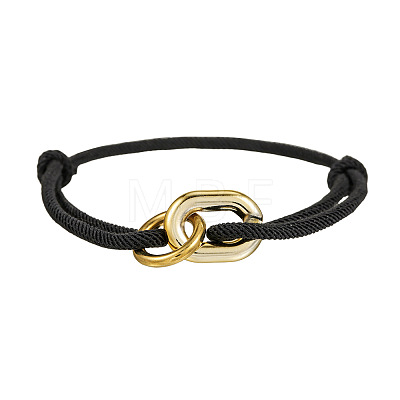 CCB Plastic Oval & Ring Link Bracelets WG5024D-04-1
