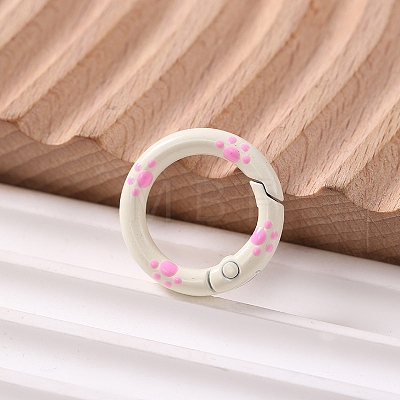 Zinc Alloy Spring Gate Rings PW-WG62968-01-1